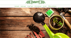 Desktop Screenshot of gartenbau-marty.ch